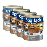 Cetol Deck Semi Brilho Natural Sparlack 3,6l Kit C/4