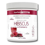 Chá De Hibisus Solúvel Cranberry 200g - Apisnutri