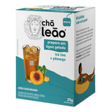 Chá Ice Tea+pêssego Gelado Leão 10sachês