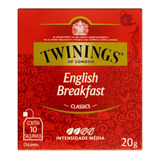 Chá Inglês Preto English Breakfast Twinings 20g