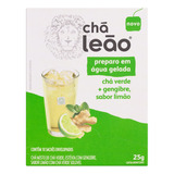 Chá Leão Verde Gengibre E Limão Em Sachê 25 G 10 U