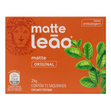 Chá Matte Leão Mate Original Em Sachê 24 G 15 U
