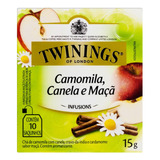 Chá Twinings Camomila, Canela E Maçã 10 Sachês 15g