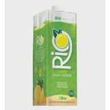 Chá Verde Rio Sabor Limão Sem Açúcar 1 Litro - Kit Com 4