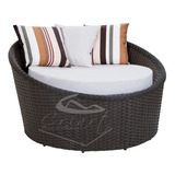 Chaise Redonda De 1,30 Cm Fibra Sintética Varanda Piscina