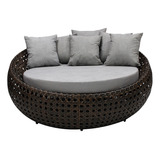 Chaise Sofa Redondo Fibra Area Extern Varanda Jardim Piscina