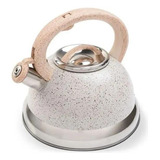 Chaleira Bule Aço Inox C/ Apito Roma Vanilla Brinox 2,7 L