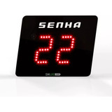 Chamador De Senha Painel Digital 2 Dígitos Lanchonete Barato