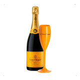 Champagne Francês Veuve Clicquot Brut 750ml + Taça Exclusiva