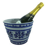 Champanheira De Porcelana Feita E Pintada A Mão - Espumante