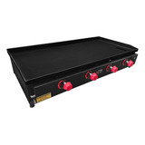 Chapa Bifeteira Chapeira Industrial 100x50 4 Queimador Black