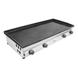 Chapa Chapeira Lanche 50x100 Inox 4 Bocas A Gás Profissional