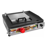 Chapa Chapeira Premium Para Lanches 40x35 A Gás Profissional