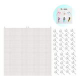Chapa Eucatex Perfurado Pegboard Painel 120x120 40 Gancho