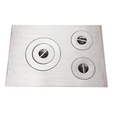 Chapa Fogão A Lenha Campeiro Alvenaria 45x65 Polida+brinde