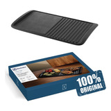 Chapa Grill Electrolux Ferro Fundido Versátil Nova Com Nota