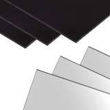Chapa Placa Ps Tipo Acrílico Flexível Colorida 2mm 30x30 Cm