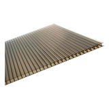 Chapa Policarbonato Alveolar Fumê Corte De 2,10 X 2,00 6mm