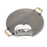 Chapa Tacho Disco De Arado 47 Cm Cabo Madeira Resistente Top