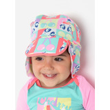 Chapéu Bebê Menina Com Proteção Solar Unicórnio Cherry - Puk