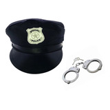 Chapéu Boina Quepe Policial + Algema