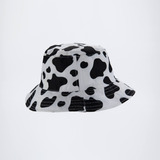 Chapeu Bucket Hat Vaca Manchinha Preta E Branca Igual Jade