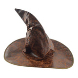 Chapéu De Bruxo Couro Sintético Menino Bruxo