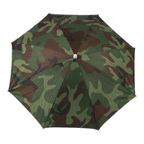 Chapéu Guarda-chuva Camuflado Protetor Camping Passeio Pesca