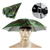 Chapéu Guarda-chuva Pescador Camuflado Protetor Solar