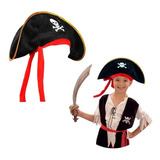 Chapéu Pirata Infantil Carnaval Halloween Festa