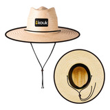 Chapeu Praiana De Palha Surf Moda Original Proteção Uv Top