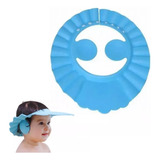 Chapéu Touca Para Banho Bebê Protetor De Olhos E Orelhas