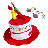 Chapéus, Bonés, Bolos, Aniversário, Tamanho Único, Cor Ro