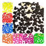 Chapinha Metal Mickey Strass Neon - Hotfix Termocolante 10mm
