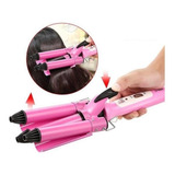 Chapinha Modelador Cabelo Cerâmica Tri-ondas Ondulador 110v