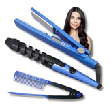 Chapinha Profissional Nano Titanium Modelador De Cachos Kit