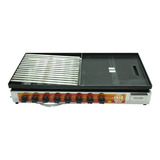 Char Broiler Grelha Picanheira C/ Chapa 1050x500 A Gás Inox