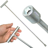 Chave Canhão T 10mm Longa 62cm Tirar Parafuso Limpeza Cesto
