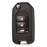 Chave Canivete Completa Fit Civic Adaptação Do Controle