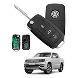 Chave Canivete Completa Vw G6 Jetta Gol Fox Voyage Tiguan Up