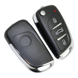 Chave Canivete Metal Cromada Positron Flex Modelo Citroen