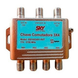Chave Comutadora 3x4 Sky Sat Original Telesystem Ou Advansat