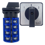 Chave Comutadora 63a Tetrapolar Manual Rotativa 3 Posições 