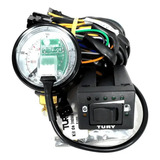 Chave Comutadora Com Manometro Tury T1000b Gas Gnv + Brinde