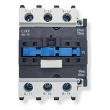 Chave Contatora Tripolar + Na + Nf Cjx2-4011 40a Nfe No Full