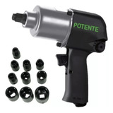  Chave De Impacto Pneumática 1/2 Pol C/14 Pçs 79 Kgf Potente
