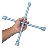 Chave De Roda Estrela Cruz Universal Carro 17x19x21x23mm
