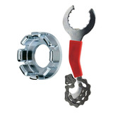 Chave Extrator Cassete E Disco Central + Chave De Raio Bike