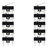 Chave Fim De Curso Kw10-b Micro Switch Com Haste - 10 Peças