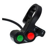 Chave Liga/desliga Interruptor Farol Seta Buzina Moto Guidão